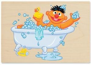 Ernie and rubber duckie