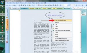 step 4 copy text from picture, OneNote
